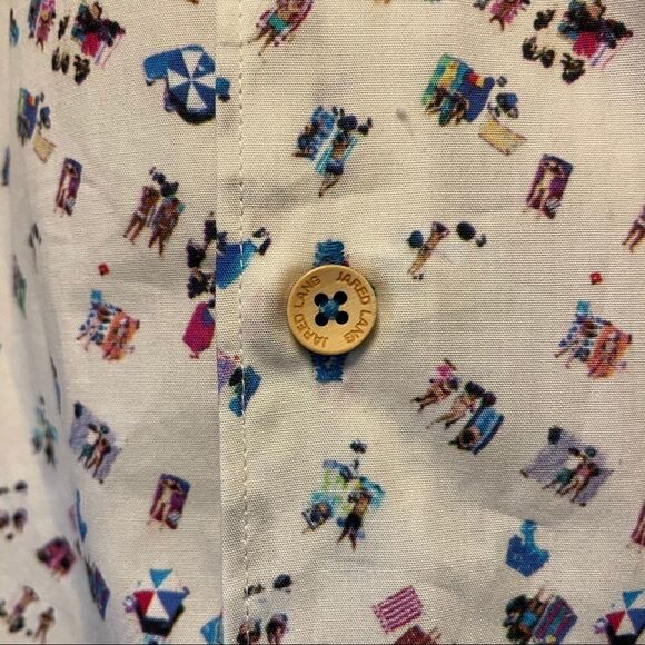 Jared Lang Beach Button Down Shirt - Picture 2 of 6